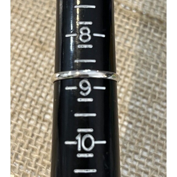 Southwestern Turquoise 925 Sterling Silver Statement Ring Handmade Ring 8.75 - Picture 2 of 7